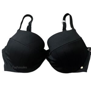 Victorias Secret Swim Twist Removable Push-Up Padding Bikini top Black 38D